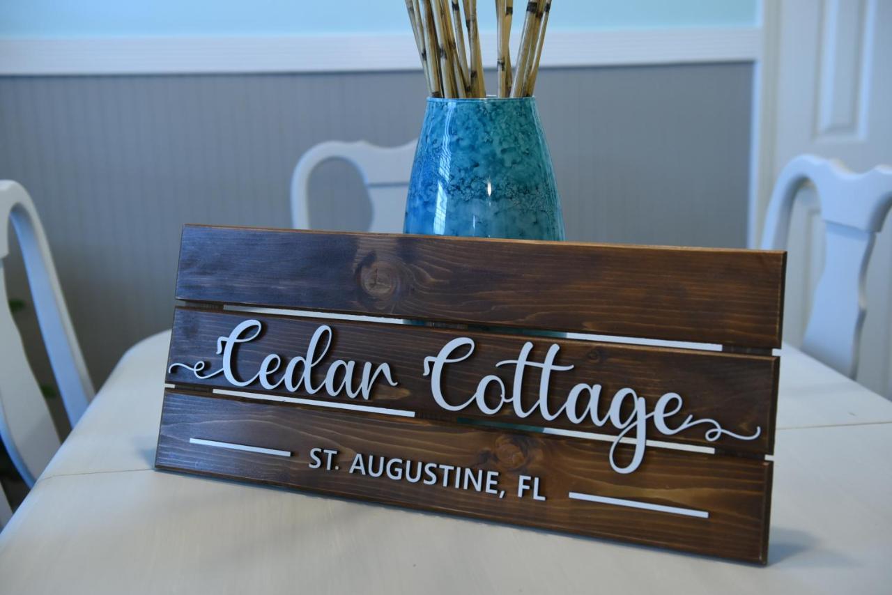 Cedar Cottage - Newly Renovated, Walk Downtown เซนต์ออกัสติน ภายนอก รูปภาพ